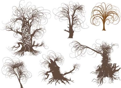 shutterstock_11463511 Some vector trees.