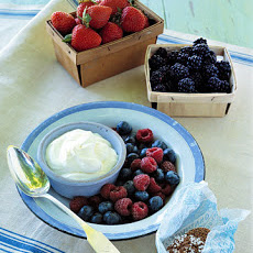 Macerated Berry and Creme Fraiche Parfait