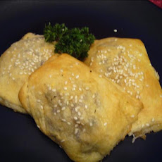 Cheesy Mushroom Crescent Puffs