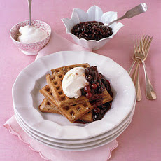Buckwheat-Sour Cream Waffles