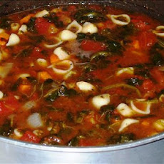 Tomato Florentine Soup With Pasta