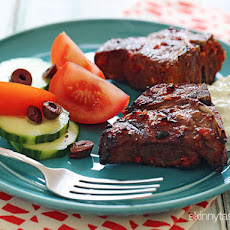 Grilled Harrisa Lamb Chops