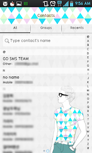 How to download chasinam cool guy GO sms theme lastet apk for android