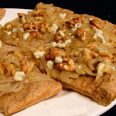 Caramelized Onion, Walnut and Sage Pizza