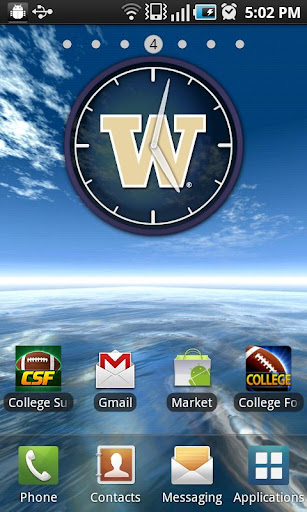 【免費運動App】Washington Huskies Live Clock-APP點子