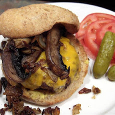 Portabella and Onion Topping for Hamburgers