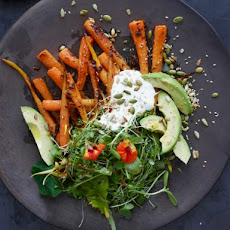Carrot and Avocado Salad with Crunchy Seeds