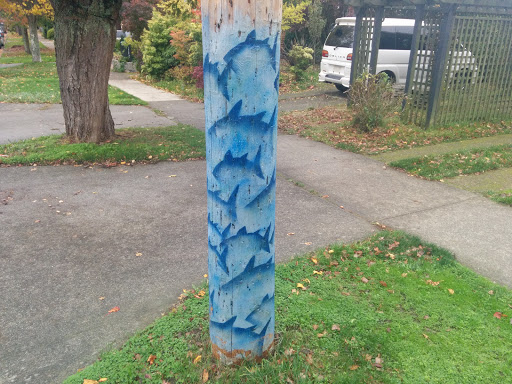 Blue Fish Pole