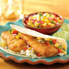 Fish Tacos with Corn Salsa