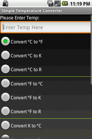 Simple Temp Convert Free