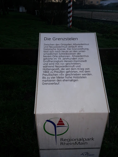 Denkmal für die Grenze Zwischen Preußen und Hessen