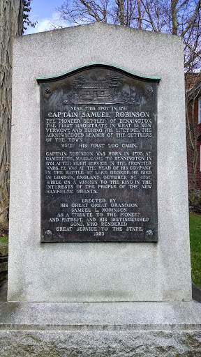 Captain Samuel Robinson Plaque