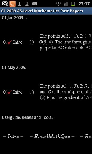 C1 WJEC 2009 Past Papers