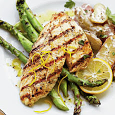 Grilled Triggerfish with Potato Salad