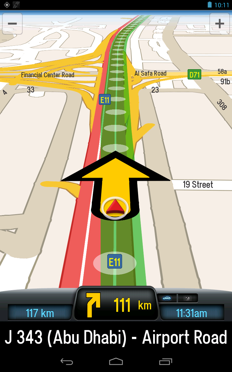 Android application CoPilot Middle East Navigation screenshort