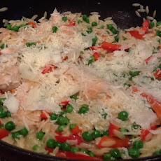 Caesar Chicken With Orzo