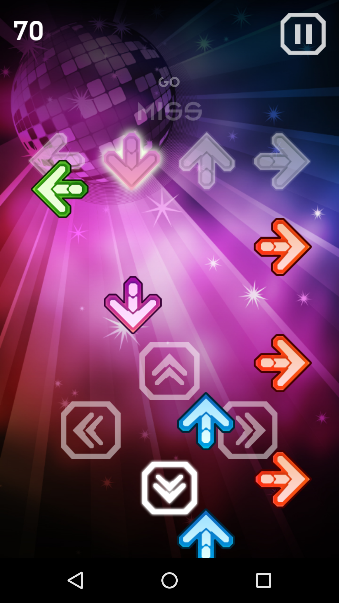 Android application Finger Dancer : Stap Mania screenshort
