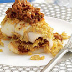 Tortilla-Stuffed Flounder