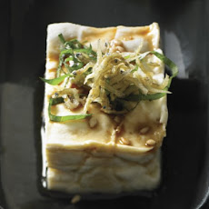 Chilled Tofu with Crunchy Baby Sardines Recipe