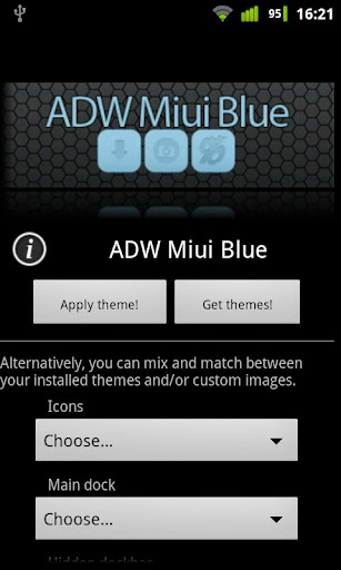 【免費個人化App】ADW Theme Miui Blue-APP點子