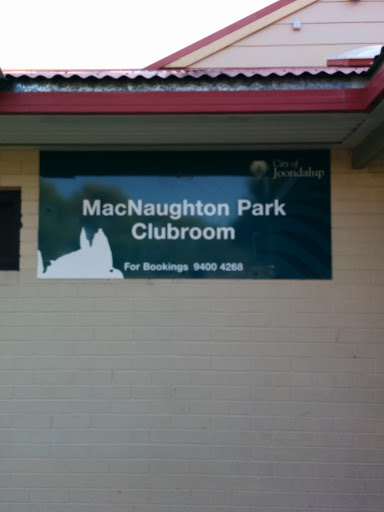MacNaughton Park Clubrooms