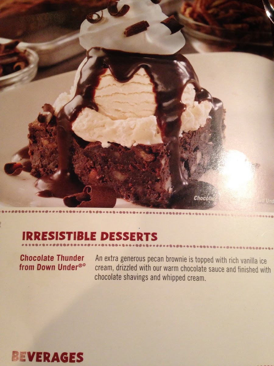 Gluten-Free at Outback Steakhouse
