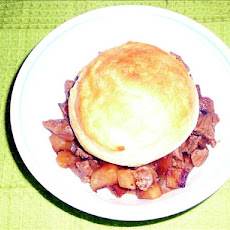30 Minute Beef Pot Pie for 2