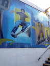 Skateboarder Mural