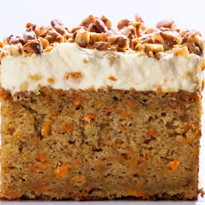 Easy Carrot Cake with Cream Cheese Frosting Recipe