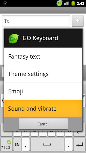 go-keyboard-instrument-sound for android screenshot