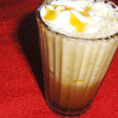 Creamy Iced Vanilla Caramel Coffee
