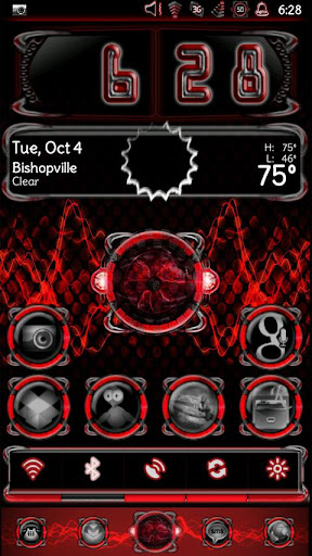 Bionic Launcher Theme Red