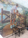 Man And Child Mural