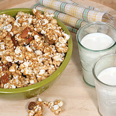 Caramel Almond Popcorn