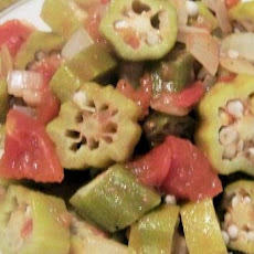 Okra and Tomatoes