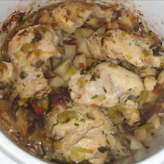 Slow Cooker Potato Leek Chicken