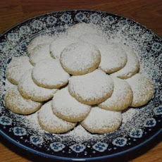 Greek Almond Shortbread Circles