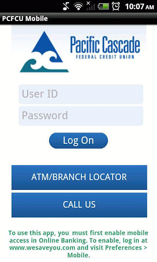 Pacific Cascade Mobile Banking