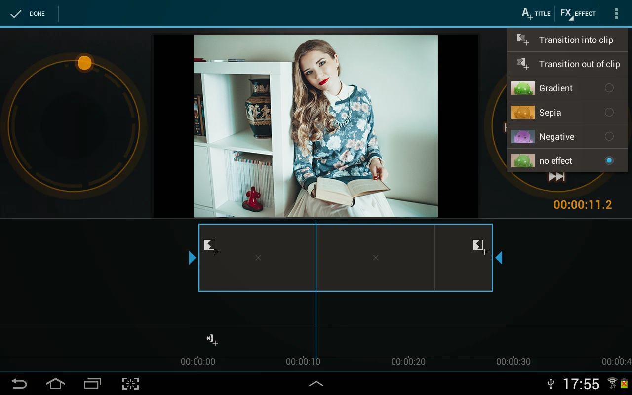 Android application Movie Maker screenshort