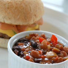 Three-Bean Baked Beans (Oven or Crock Pot)