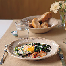 Fried Eggs with Prosciutto and Asparagus