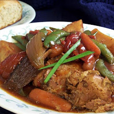 Cool Kitchen Chop in a Crock Pot Dinner