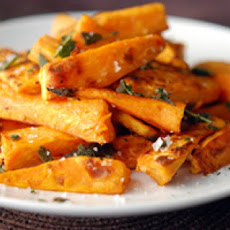 Sweet Potato Fries with Garlic and Herbs