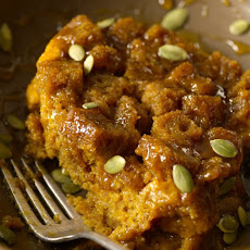 Pumpkin Bread Pudding Recipe