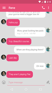 How to download EvolveSMS Theme Pink Rounds 5.5.2 unlimited apk for pc