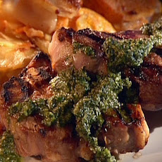 Lamb Loin Chops with Mint Pesto