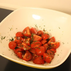 German tomato salad