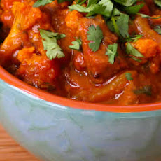 Lamb Curry Recipe with Cauliflower and Double Cilantro