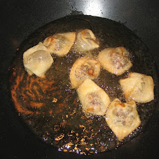 Five Spice Banana Wontons with Caramel Sauce