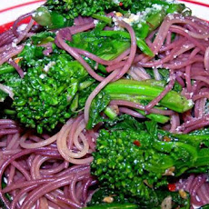 Red-Wine Spaghetti With Broccoli Rabe